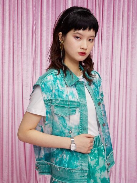women's vests irinach433 spring summer 2021 original design arrivals vintage sequined vest women, Black;white
women's vests irinach433 spring summer 2021 original design arrivals vintage sequined vest women, Black;white