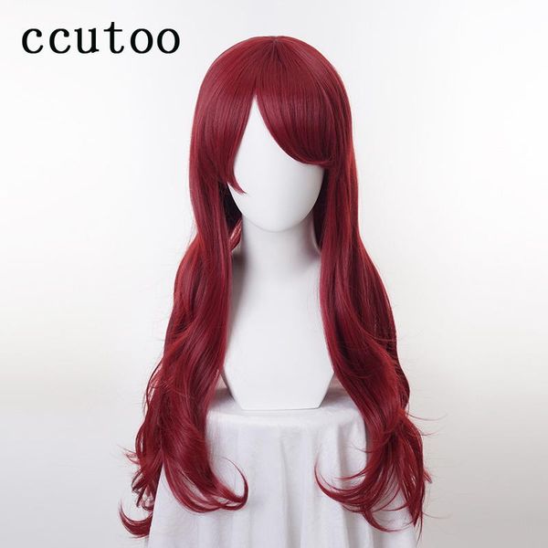 synthetic wigs poison ivy cosplay 70cm dark red long wavy heat resistant hair halloween party role + wig cap, Black
synthetic wigs poison ivy cosplay 70cm dark red long wavy heat resistant hair halloween party role + wig cap, Black