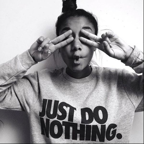 2021 just do nothing sudaderas mujer fashion women casual long sleeve hoodie jumper pullover sweatshirt shirt hoodies women, Black 
2021 just do nothing sudaderas mujer fashion women casual long sleeve hoodie jumper pullover sweatshirt shirt hoodies women, Black