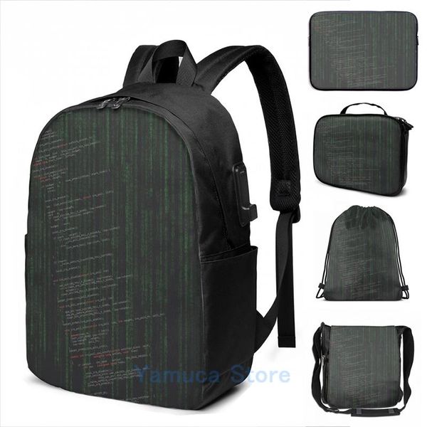 backpack funny graphic print linux kernel code usb charge men school bags women bag travel laptop
backpack funny graphic print linux kernel code usb charge men school bags women bag travel laptop