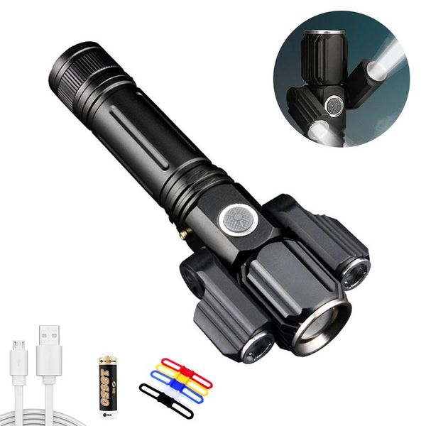 flashlights torches multifunctional three-head retractable truch usb rechargeable outdoor waterproof camping night lighting kit
flashlights torches multifunctional three-head retractable truch usb rechargeable outdoor waterproof camping night lighting kit