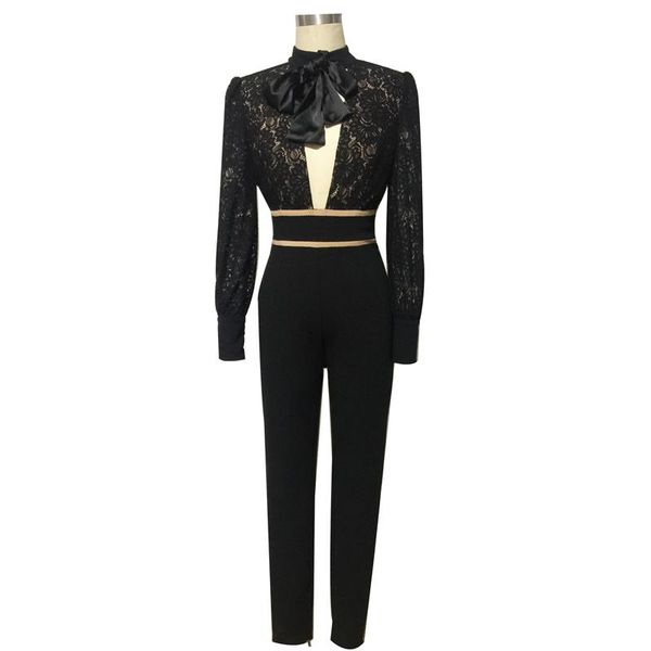 women's jumpsuits & rompers 2021 arrival fashion style backless lace long sleeve women, Black;white
women's jumpsuits & rompers 2021 arrival fashion style backless lace long sleeve women, Black;white