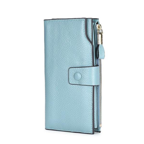2021 new genuine leather women's wallet 20 card slots long wallets for women large capacity woman wallet rfid women's purse, Red;black
2021 new genuine leather women's wallet 20 card slots long wallets for women large capacity woman wallet rfid women's purse, Red;black