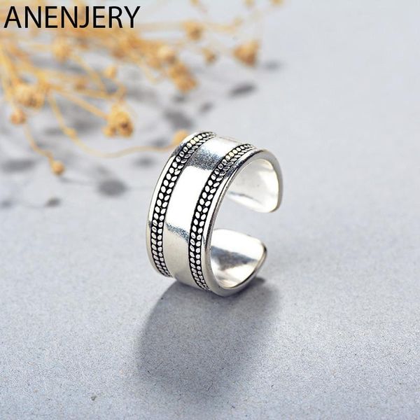 cluster rings anenjery vintage 925 sterling silver ring simple width thai adjustable for women men s-r411, Golden;silver
cluster rings anenjery vintage 925 sterling silver ring simple width thai adjustable for women men s-r411, Golden;silver