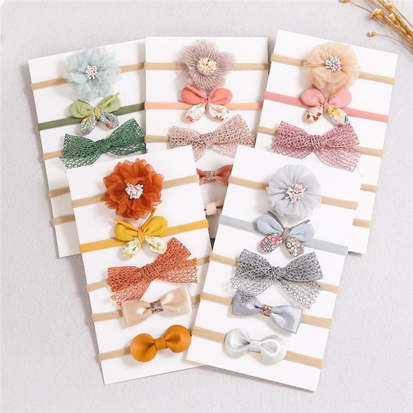 hair accessories 5pcs/lot flower lace bow baby girl headband for kid headwear born headwrap infant turban birth gift, Slivery;white
hair accessories 5pcs/lot flower lace bow baby girl headband for kid headwear born headwrap infant turban birth gift, Slivery;white