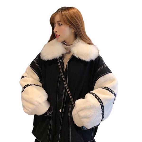 women's jackets winter denim jacket women thickened spliced sleeve harajuku bechaqueta mujer veste manteau femme hiver streetwear warm, Black;brown
women's jackets winter denim jacket women thickened spliced sleeve harajuku bechaqueta mujer veste manteau femme hiver streetwear warm, Black;brown