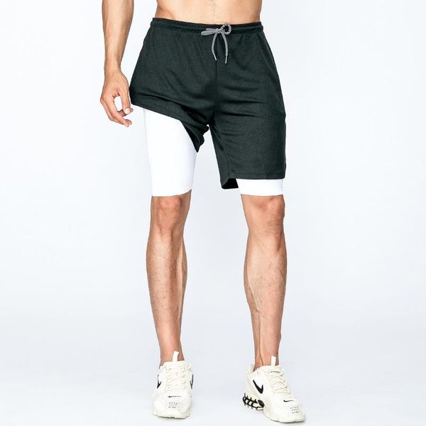 running shorts men 2 in 1 compress jogging fitness racing sport training track athletics tight short, Black;blue
running shorts men 2 in 1 compress jogging fitness racing sport training track athletics tight short, Black;blue