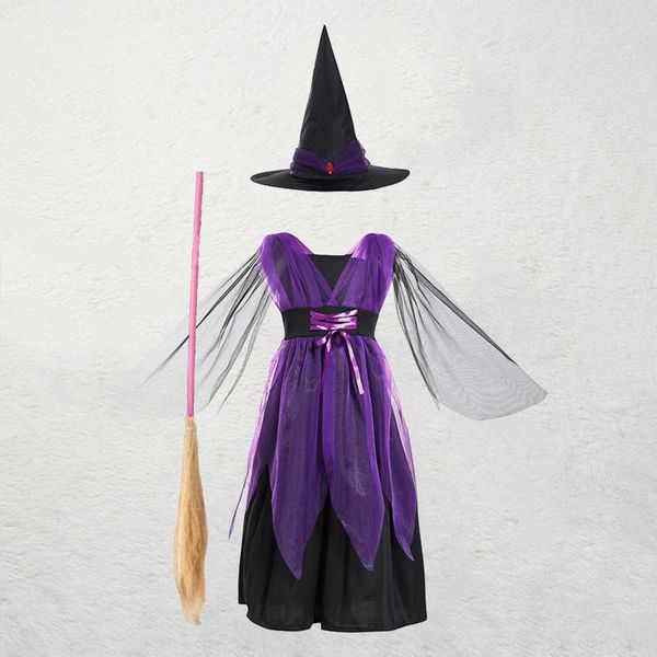 clothing sets infant baby girls halloween cosplay costume princess dress + witch hat brooms festival party outfit clothes set for girl 2-15y, White
clothing sets infant baby girls halloween cosplay costume princess dress + witch hat brooms festival party outfit clothes set for girl 2-15y, White