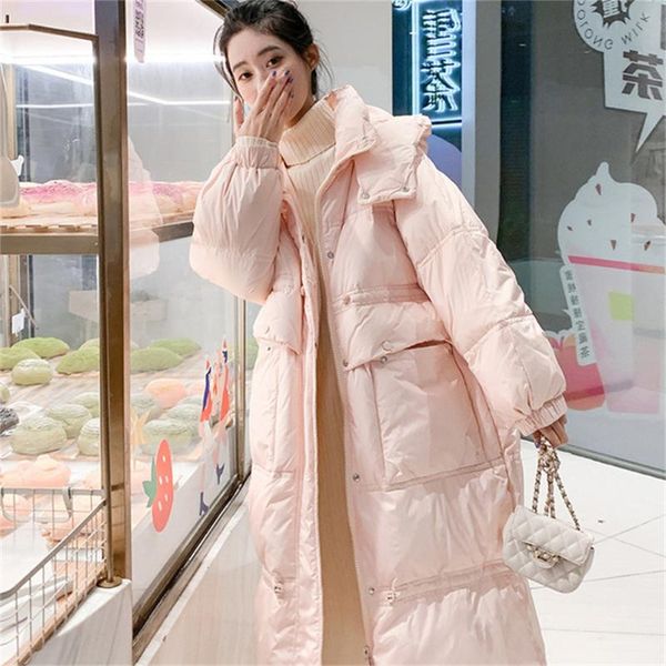women's down & parkas fashion winter women mid-length hooded hight quality female white duck jacket casual thick warm coat, Black
women's down & parkas fashion winter women mid-length hooded hight quality female white duck jacket casual thick warm coat, Black