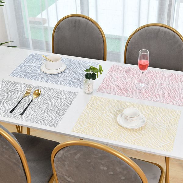 simple pvc dining mat creative waterproof and anti-skid table household lingge small fresh tableware decorative
simple pvc dining mat creative waterproof and anti-skid table household lingge small fresh tableware decorative