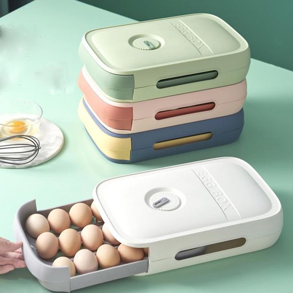 storage bottles & jars 1pcs pull-push egg box large capacity holder for refrigerator household fresh-keeping boxes organizer
storage bottles & jars 1pcs pull-push egg box large capacity holder for refrigerator household fresh-keeping boxes organizer
