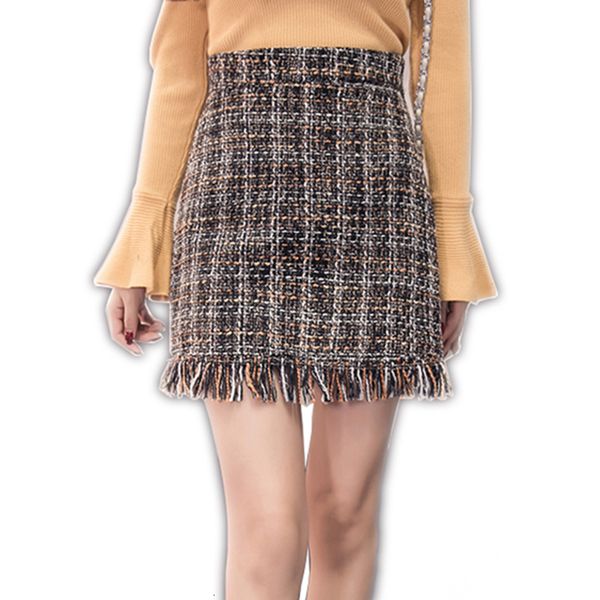 2021 tweed a line high waist korean mini women tassel plaid slim bodycon new elegant skirt female casual c482 b3fy, Black
2021 tweed a line high waist korean mini women tassel plaid slim bodycon new elegant skirt female casual c482 b3fy, Black