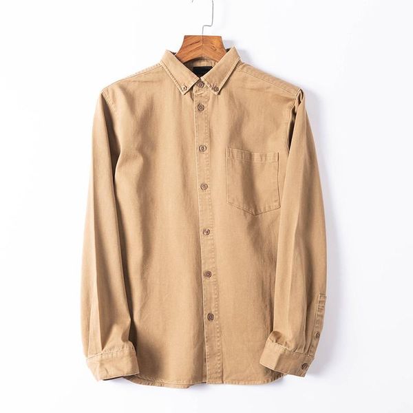 men's casual shirts autumn men fashion single breasted water wash cotton twill fabric vintage shirt, White;black
men's casual shirts autumn men fashion single breasted water wash cotton twill fabric vintage shirt, White;black