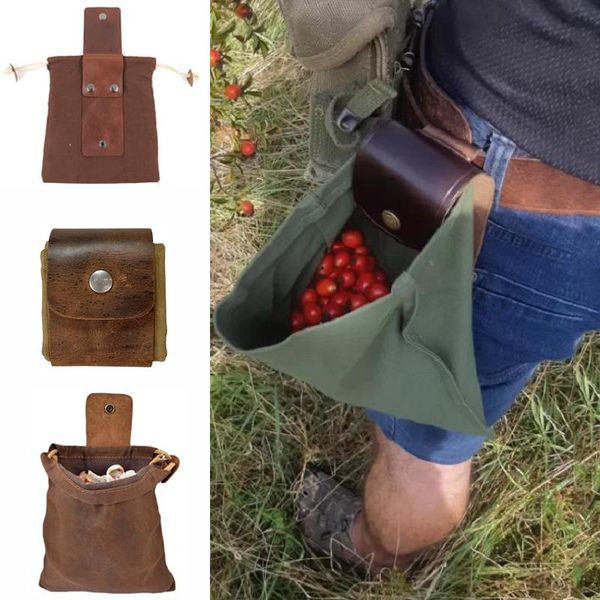 waist bags leather canvas bushcraft bag foraging pouch for camping hiking treasures seashells buckle duty tool with drawstring
waist bags leather canvas bushcraft bag foraging pouch for camping hiking treasures seashells buckle duty tool with drawstring