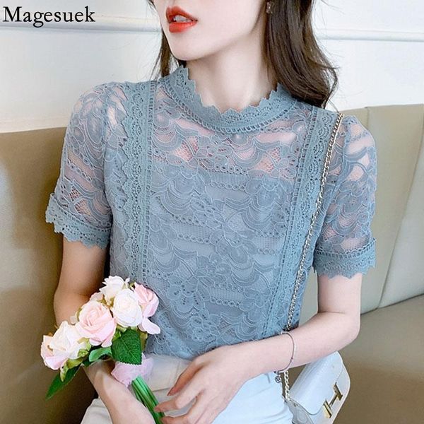women's blouses & shirts summer fashion loose lace blouse hollow out floral chiffon shirt white short sleeve korean o neck blusas 15211
women's blouses & shirts summer fashion loose lace blouse hollow out floral chiffon shirt white short sleeve korean o neck blusas 15211
