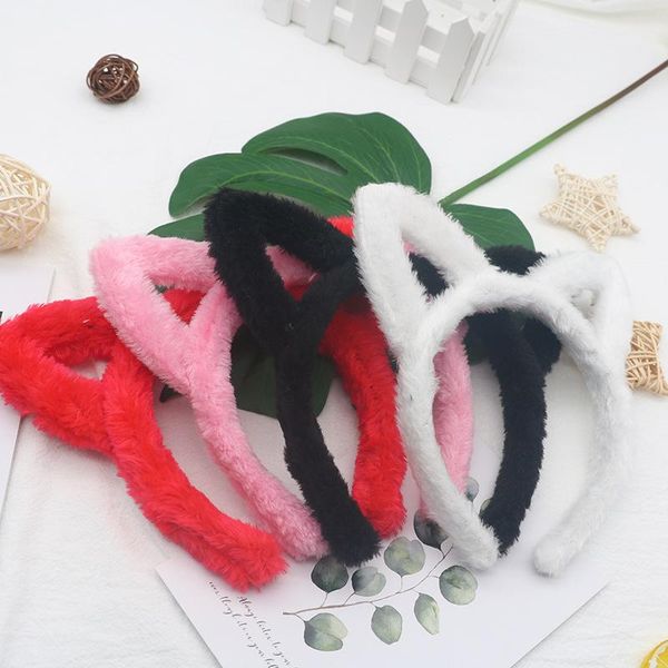sweet cat head bands fashion hair balls plush hairband ears headband women girls hair hoop birthday party accessories
sweet cat head bands fashion hair balls plush hairband ears headband women girls hair hoop birthday party accessories
