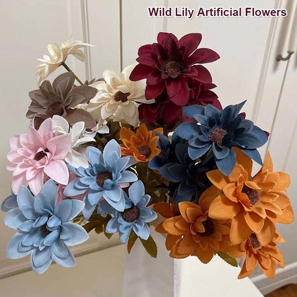 decorative flowers & wreaths 6 head mutilcolor artificial narcissus flower bouquet fake deskhome wedding party scene decor daffodil
decorative flowers & wreaths 6 head mutilcolor artificial narcissus flower bouquet fake deskhome wedding party scene decor daffodil