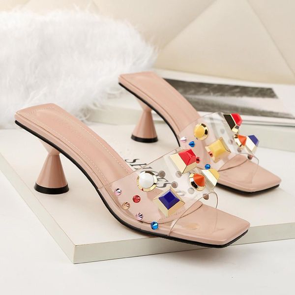slippers 2021 summer women high heels sandals fashion candy colors female flip flops casual vacation jelly shoes woman, Black
slippers 2021 summer women high heels sandals fashion candy colors female flip flops casual vacation jelly shoes woman, Black