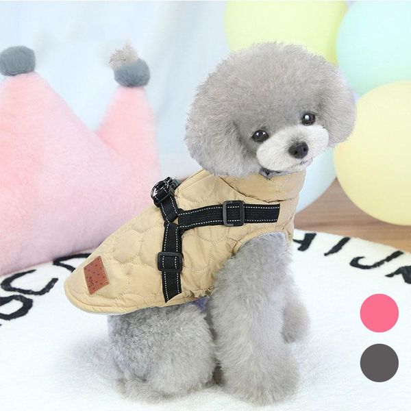 dog apparel warm winter clothes vest with harness dogs jacket plush coat thick pet clothing outfit for small large accessories
dog apparel warm winter clothes vest with harness dogs jacket plush coat thick pet clothing outfit for small large accessories