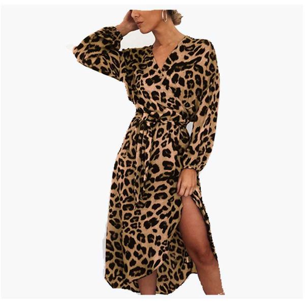 casual dresses 1109 leopard women chiffon beach loose long sleeve deep v-neck party dress, Black;gray
casual dresses 1109 leopard women chiffon beach loose long sleeve deep v-neck party dress, Black;gray