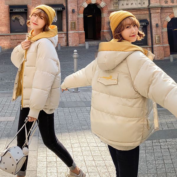 thick fashion warm short and jackets 2021 winter feminina pockets hooded woman parka coats v0xv, Black
thick fashion warm short and jackets 2021 winter feminina pockets hooded woman parka coats v0xv, Black