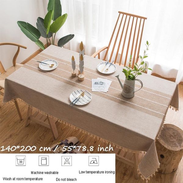 table cloth rectangle decorative linen tablecloth with tassels 54"x 80" waterproof oilproof dining cover tea drop
table cloth rectangle decorative linen tablecloth with tassels 54"x 80" waterproof oilproof dining cover tea drop
