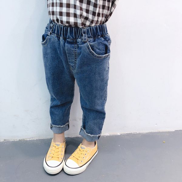 2021 new springtime children children's clothes casual wild girl loose jeans for girls elastic waistband baby pants xjvf, Blue
2021 new springtime children children's clothes casual wild girl loose jeans for girls elastic waistband baby pants xjvf, Blue
