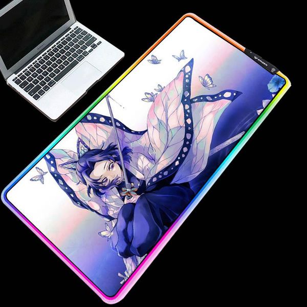 mouse pads & wrist rests mairuige rgb series pad ghost blade pattern anime keyboard colorful light illumination table mat
mouse pads & wrist rests mairuige rgb series pad ghost blade pattern anime keyboard colorful light illumination table mat
