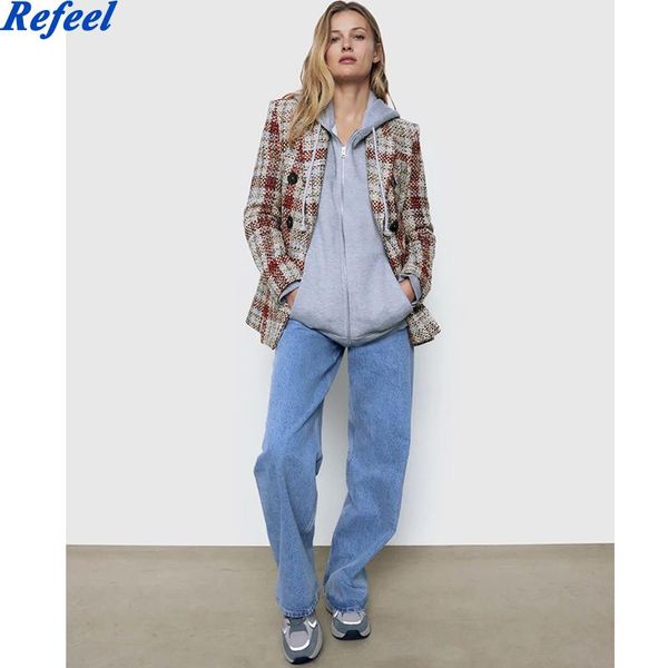 women's jackets lady autumn fashion coat pockets long sleeve tweed coats turn down collar jacket women outerwear streetwear manteau fem, Black;brown
women's jackets lady autumn fashion coat pockets long sleeve tweed coats turn down collar jacket women outerwear streetwear manteau fem, Black;brown