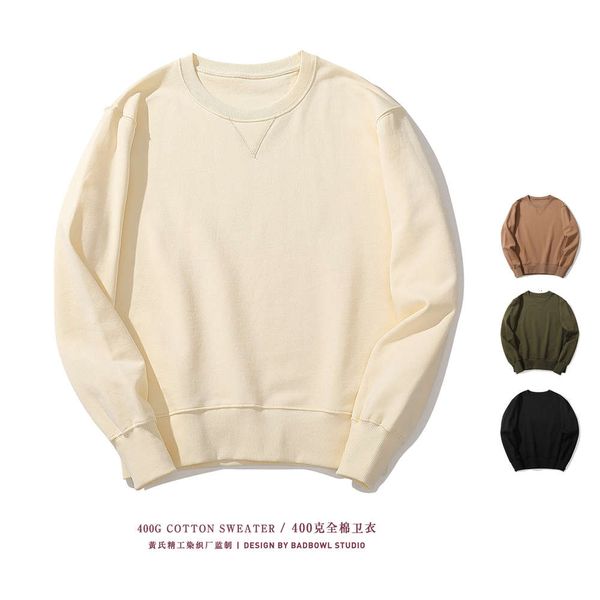 men's winter 400g combed men's cotton long sleeve sweater round neck sweater solid color basic, Black
men's winter 400g combed men's cotton long sleeve sweater round neck sweater solid color basic, Black