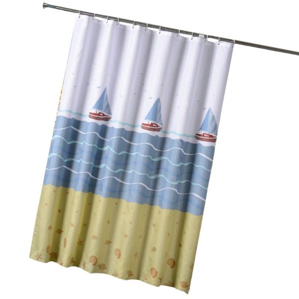 cartoon sail boat shower curtain household bath curtain thicken shower waterproof bath (180 x 180cm)
cartoon sail boat shower curtain household bath curtain thicken shower waterproof bath (180 x 180cm)