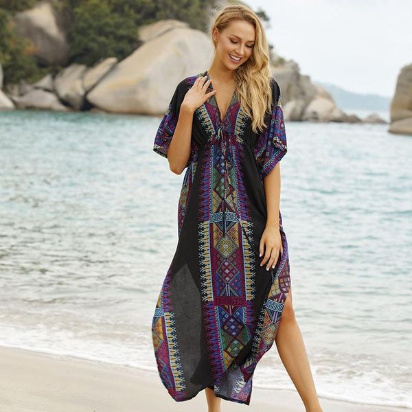 women's swimwear bikini cover up cotton long beach boho dress vestidos de playa wear swimsuit robe plage bathing suit ups, White;black
women's swimwear bikini cover up cotton long beach boho dress vestidos de playa wear swimsuit robe plage bathing suit ups, White;black