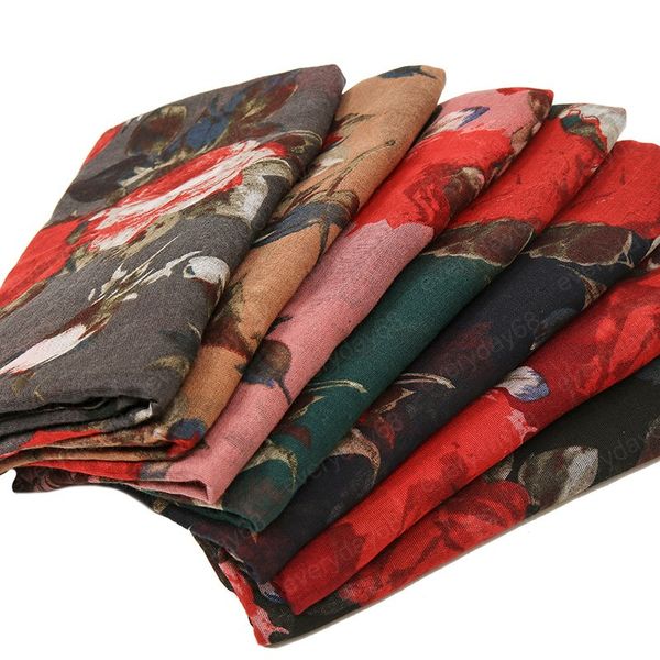 floral printed cotton scarf hijabs fashion flower women shawls big size muslim head wraps turbans, Blue;gray
floral printed cotton scarf hijabs fashion flower women shawls big size muslim head wraps turbans, Blue;gray