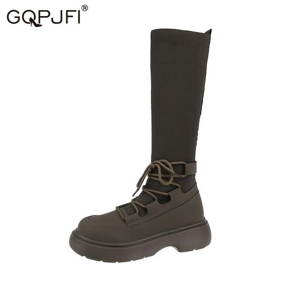 boots autumn winter casual ins women's shoes round head warmth knee-high leather high fashion knitting sock size 35-42, Black
boots autumn winter casual ins women's shoes round head warmth knee-high leather high fashion knitting sock size 35-42, Black
