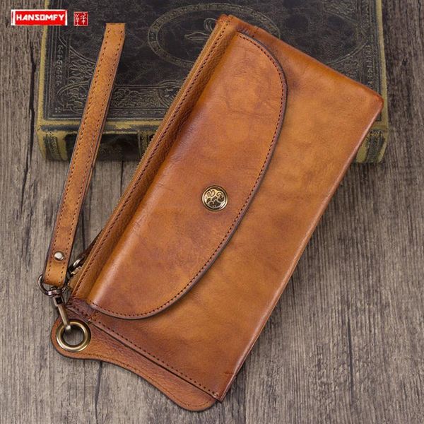 retro leather men's wallet card holder long wallets men zipper purse first layer cowhide thin section simple tide 3 fold male, Red;black
retro leather men's wallet card holder long wallets men zipper purse first layer cowhide thin section simple tide 3 fold male, Red;black