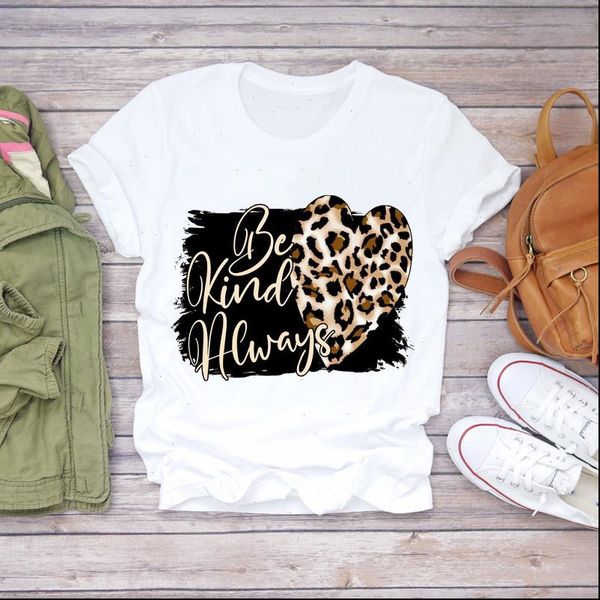 women leopard letter casual printing 90s fashion ladies print lady t shirts womens graphic t shirt female tee t shirt, White
women leopard letter casual printing 90s fashion ladies print lady t shirts womens graphic t shirt female tee t shirt, White