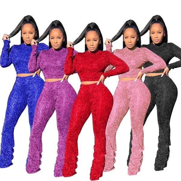2021 new fall clothes two pieces outfits women sweatsuit soft fabric crop stacked leggings pants night club wholesale dropshipping bh14, Gray
2021 new fall clothes two pieces outfits women sweatsuit soft fabric crop stacked leggings pants night club wholesale dropshipping bh14, Gray