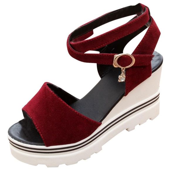 sagace women high heel sandals casual wedges fashion with platform thick toe sweet student beach pumps buckle strap shoes, Black
sagace women high heel sandals casual wedges fashion with platform thick toe sweet student beach pumps buckle strap shoes, Black