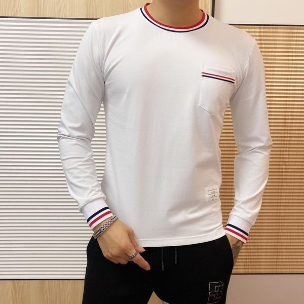 2021 brand men clothing t shirts new fall long sleeve black white clothes plus size homme korean style fashion of9t, White;black
2021 brand men clothing t shirts new fall long sleeve black white clothes plus size homme korean style fashion of9t, White;black
