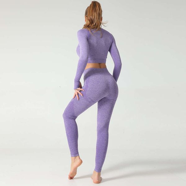 tight skirt hip new lifting seamless yoga knitted garden point jacquard elastic fitness suit designer, Gray
tight skirt hip new lifting seamless yoga knitted garden point jacquard elastic fitness suit designer, Gray