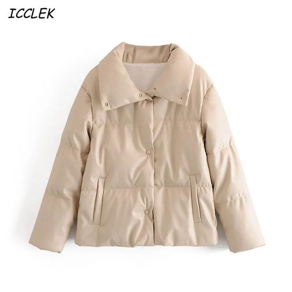 women's pu jackets winter thick warm parkas turtleneck oversize outerwear solid plus size coats 2021 faux leather female full, Black
women's pu jackets winter thick warm parkas turtleneck oversize outerwear solid plus size coats 2021 faux leather female full, Black