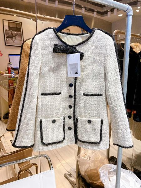 women's jackets 2021fw autumn luxury women bow tweed white jacket coat female fashion chic outerwear ddxgz2v 7.28, Black;brown
women's jackets 2021fw autumn luxury women bow tweed white jacket coat female fashion chic outerwear ddxgz2v 7.28, Black;brown