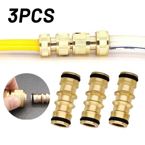 watering equipments 3pcs solid brass hose pipe connector double male to 1/2" quick female ends
watering equipments 3pcs solid brass hose pipe connector double male to 1/2" quick female ends