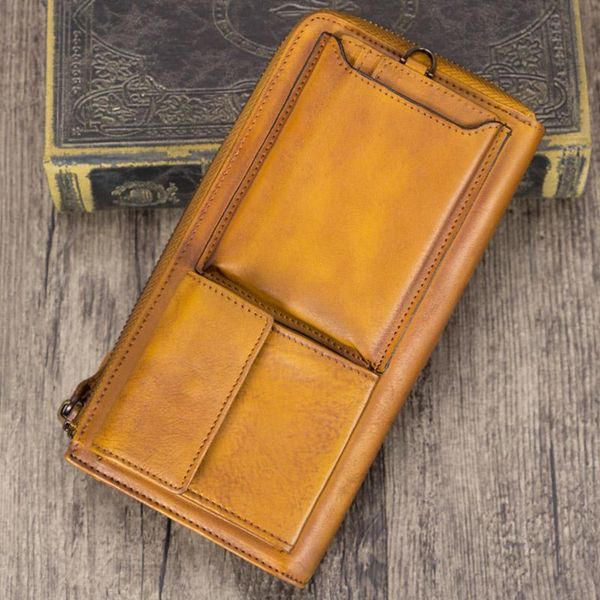 wallets retro men's wallet card holder long zipper tide brand large capacity purse phone clutch bag first layer leather men male, Red;black
wallets retro men's wallet card holder long zipper tide brand large capacity purse phone clutch bag first layer leather men male, Red;black