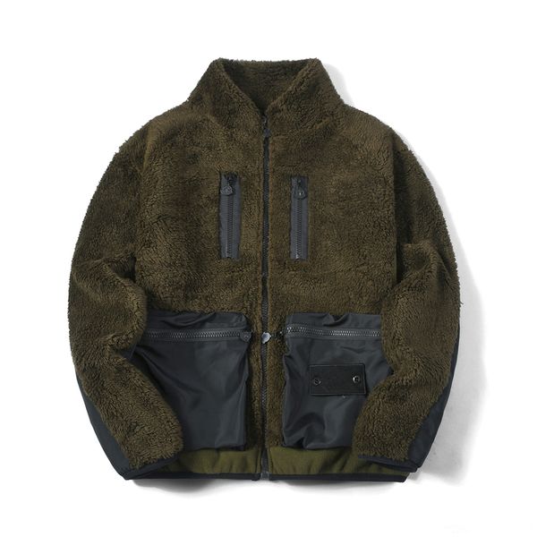 winter new men's jacket cardigan fleece outerwear trendy couple lined wear sports coats, Black;brown
winter new men's jacket cardigan fleece outerwear trendy couple lined wear sports coats, Black;brown