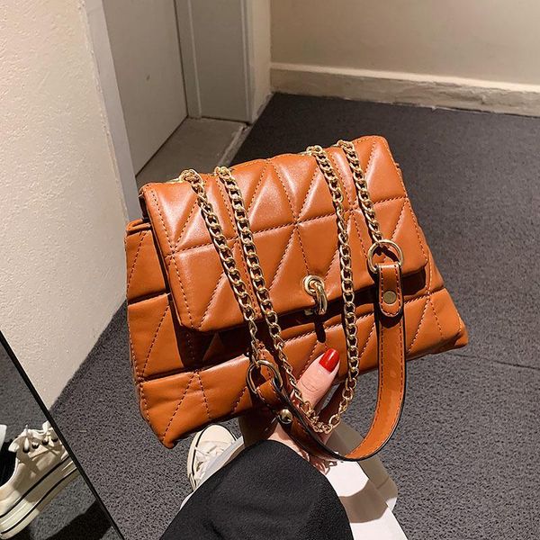 evening bags high-quality women's large-capacity shoulder bag 2021 autumn trendy fashion rhombus chain wild messenger
evening bags high-quality women's large-capacity shoulder bag 2021 autumn trendy fashion rhombus chain wild messenger