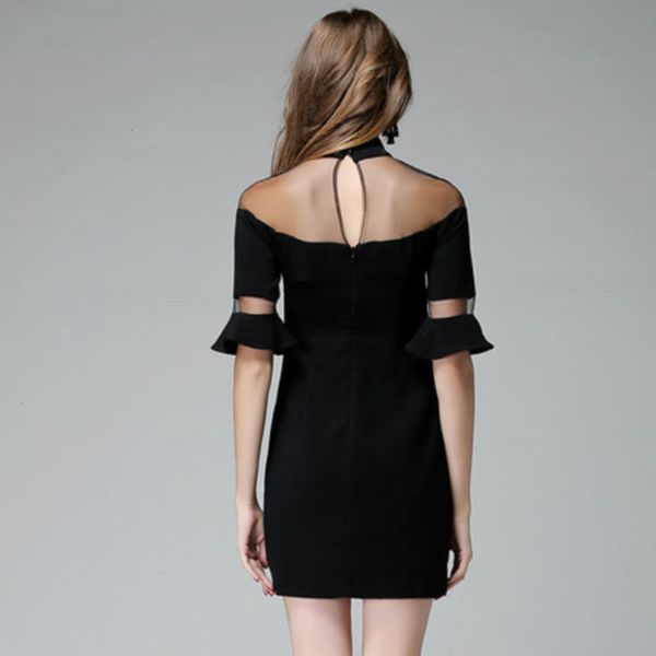 half new fall 2019 mh perspective speyer's high neck slim back bottoming drs, Black;gray
half new fall 2019 mh perspective speyer's high neck slim back bottoming drs, Black;gray