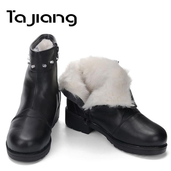 boots ta jiang fashion snow women winter warm plush autumn rivets ankle for med heels platform shoes woman, Black
boots ta jiang fashion snow women winter warm plush autumn rivets ankle for med heels platform shoes woman, Black