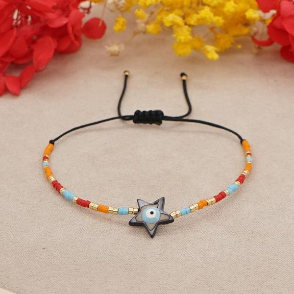 beaded, strands 2021 boho bracelets ethnic natural shell lucky eyes miyuki beads hand-woven multicolor small bracelet for women jewelry puls, Black
beaded, strands 2021 boho bracelets ethnic natural shell lucky eyes miyuki beads hand-woven multicolor small bracelet for women jewelry puls, Black