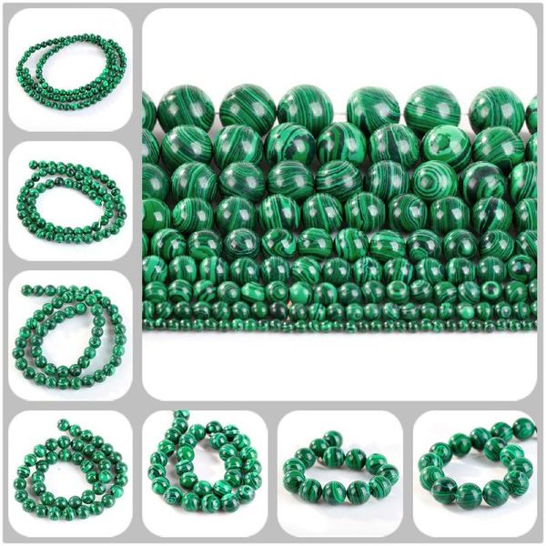 other 4 6 8 10mm round loose spacer natural malachite store beads for jewelry making bracelet necklace diy wholesale a strand 15"
other 4 6 8 10mm round loose spacer natural malachite store beads for jewelry making bracelet necklace diy wholesale a strand 15"